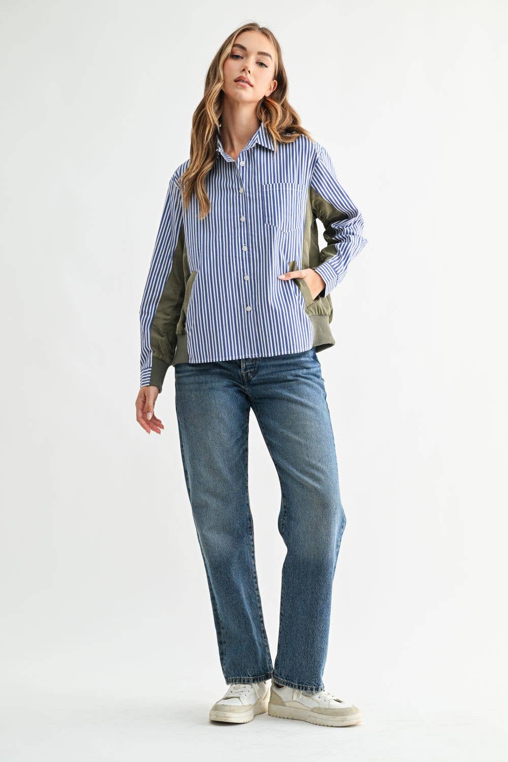 Josana Button Down Jacket Style Top