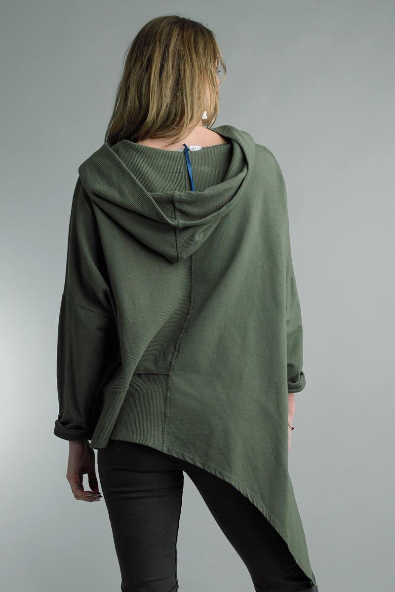 Cowl Neck Hoodie