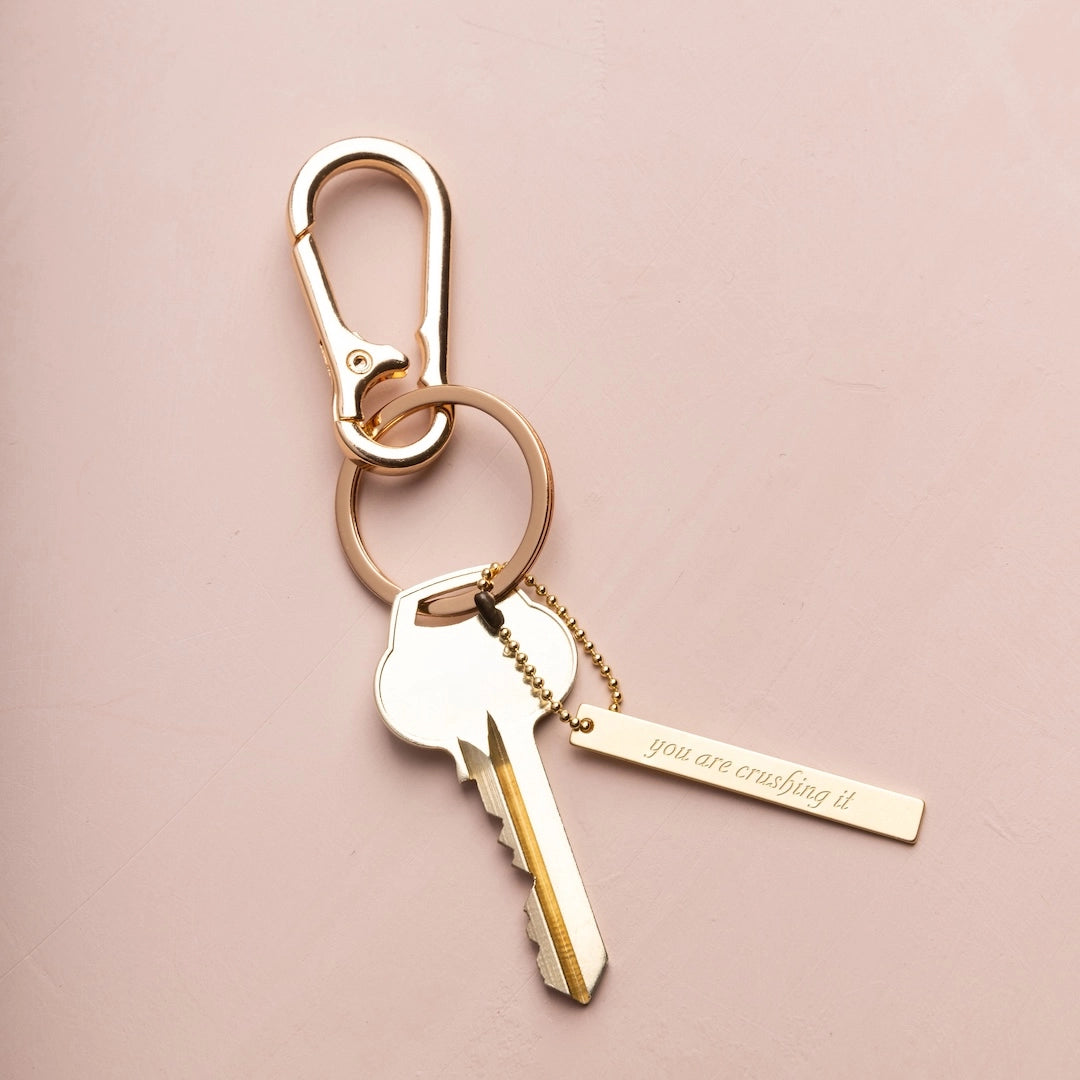 Hidden Message Bracelet - Loved/Rhodochrosite/Gold