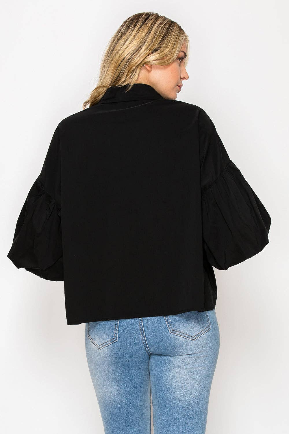 Julette Stretch Cotton Poplin Top