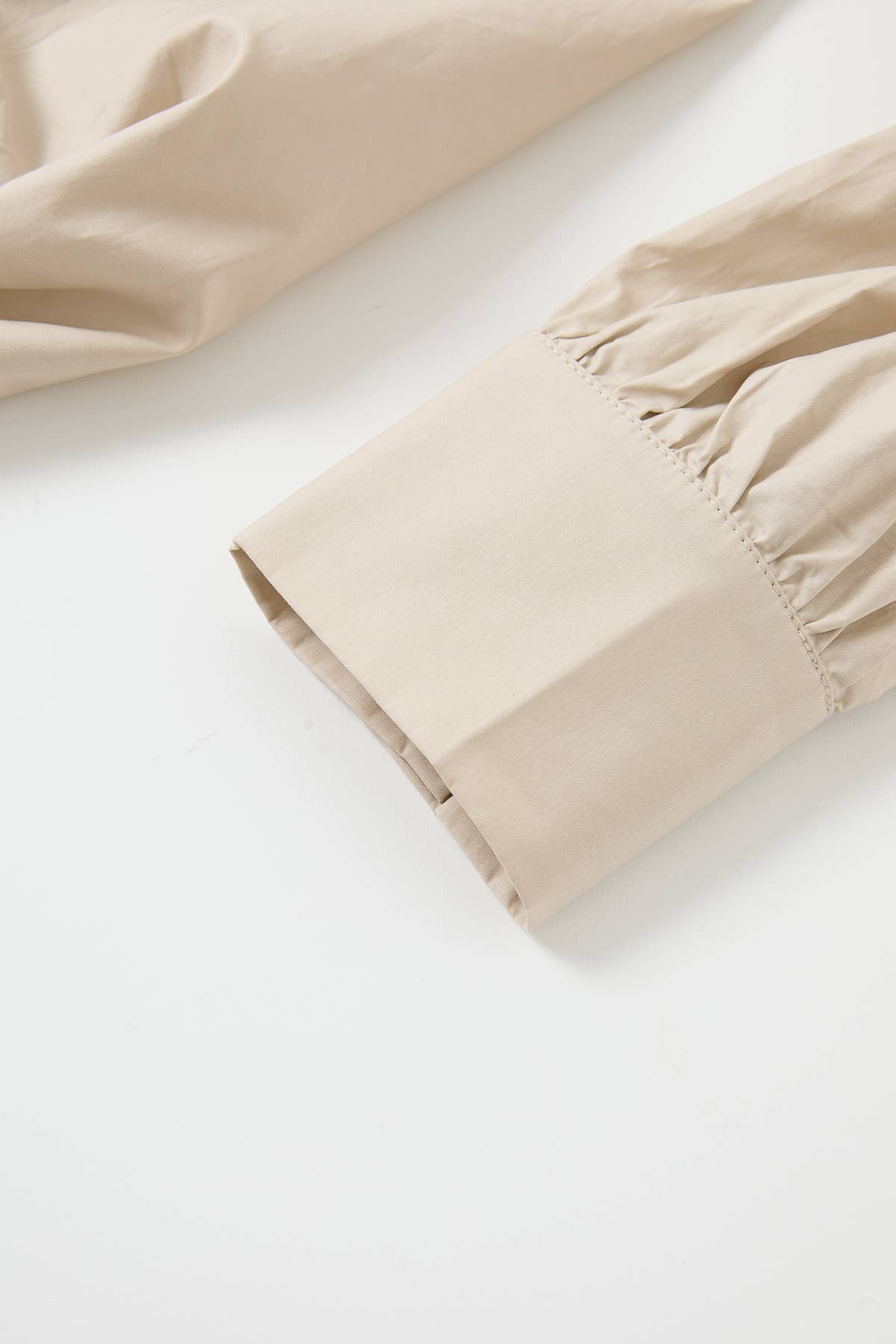 Woven Bubble High Low Shirt