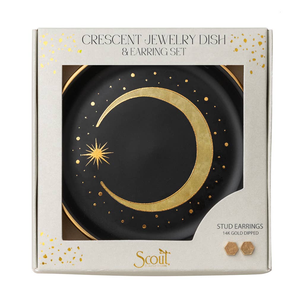 Scout Jewelry Dish & Stud Earrings Set