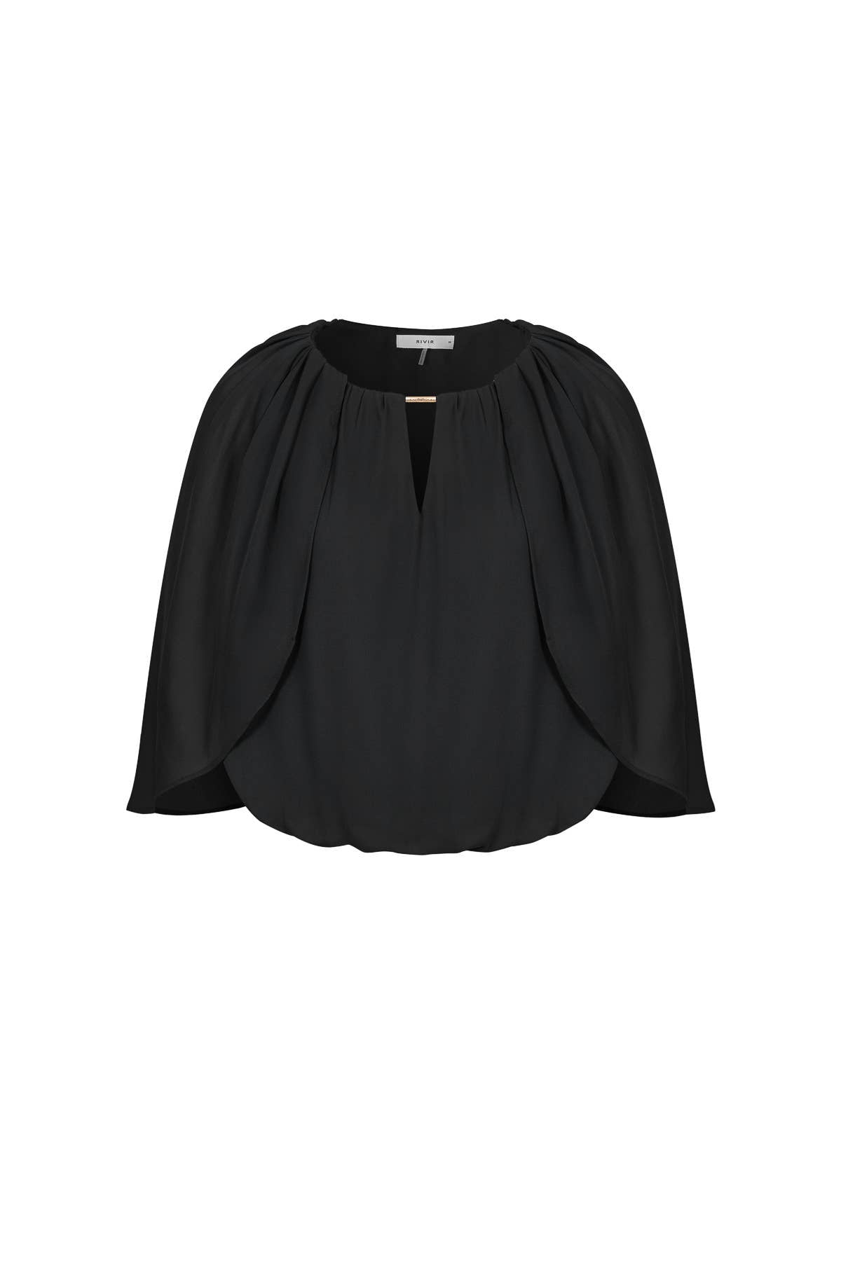 Shirred Cape Top