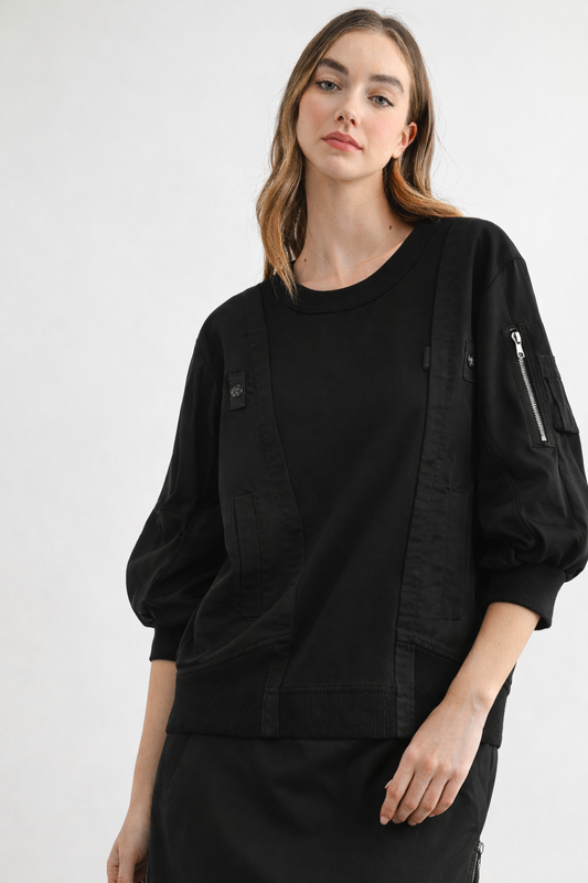 Cassie Top in Black