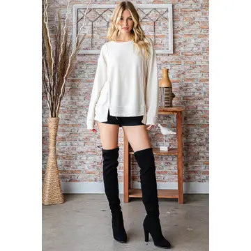 Exposed Stitch PullOver