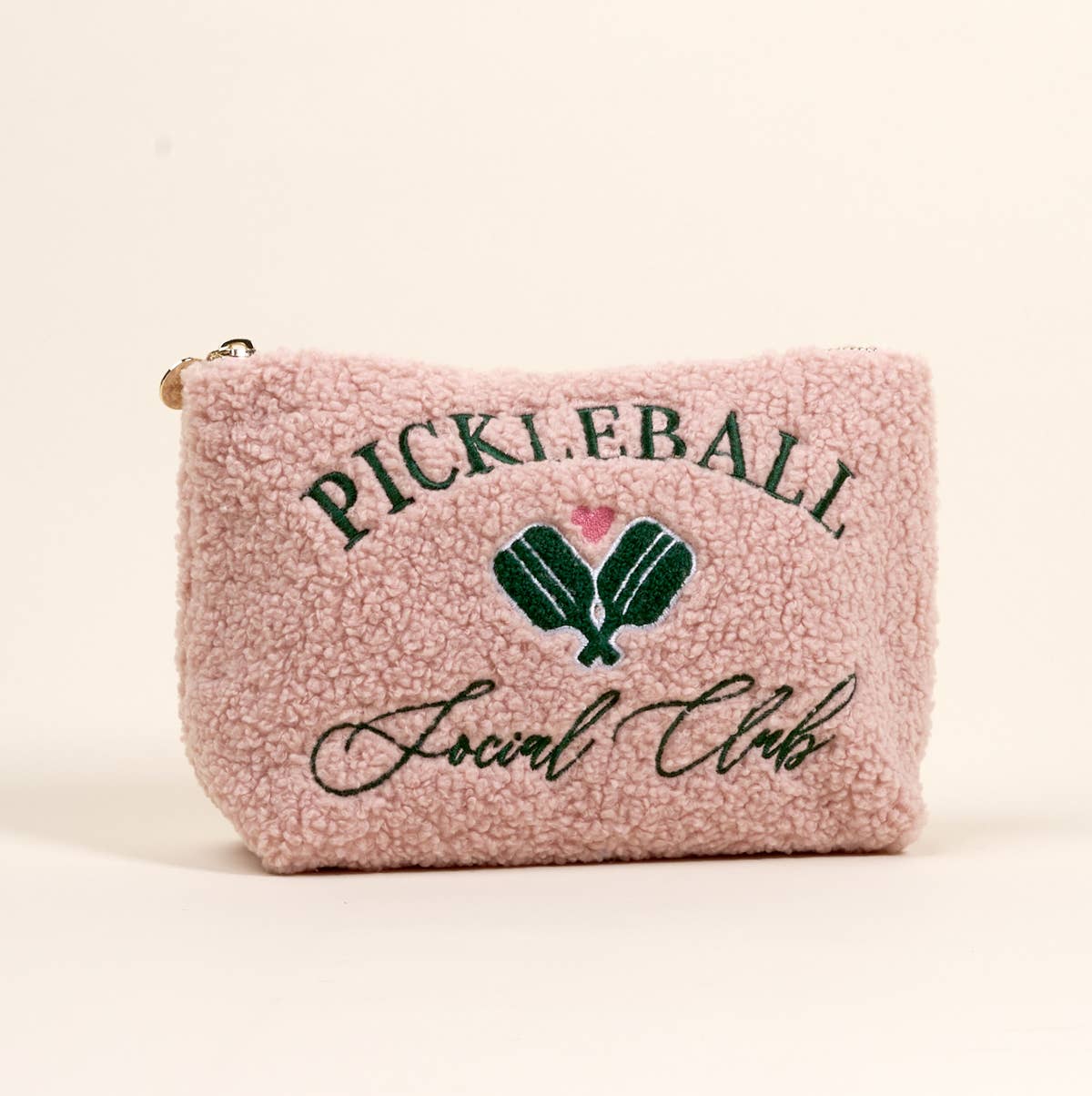 Sherpa Teddy Pouch–Pickleball Social Club