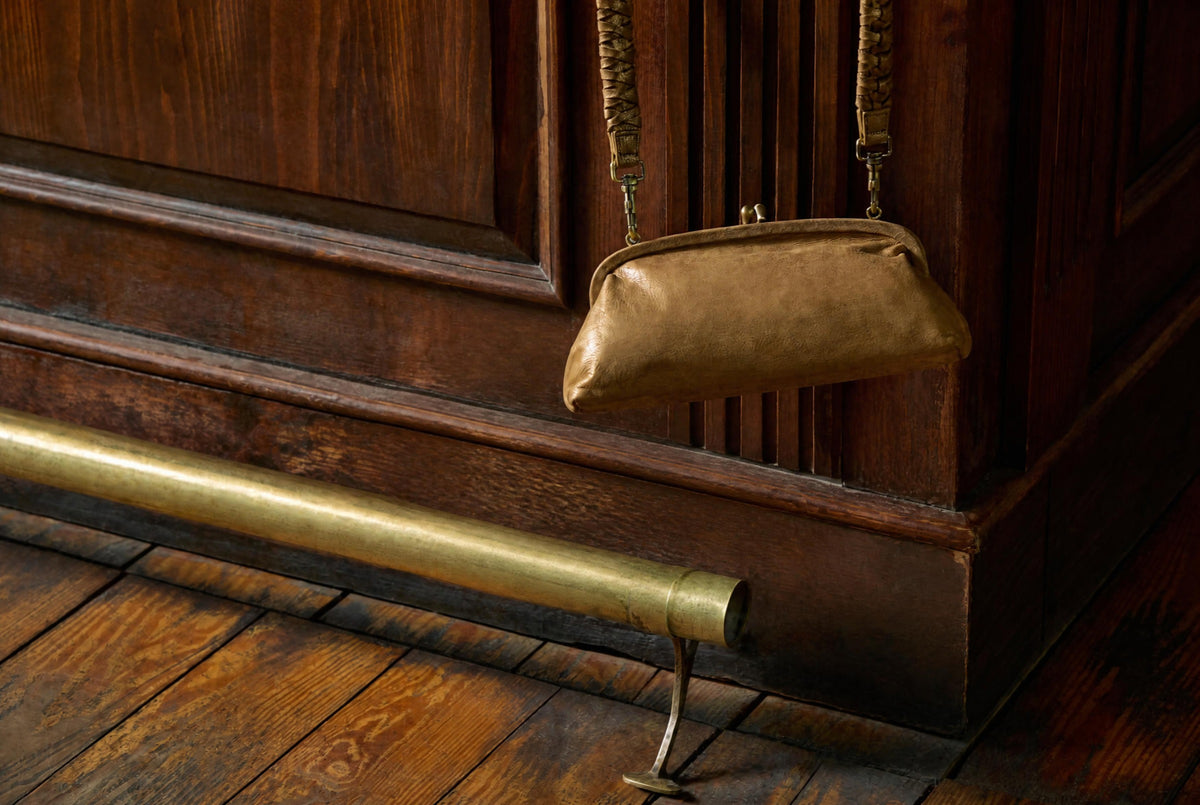 HOBO Alba Frame Small Shoulder Bag in Honey Gold