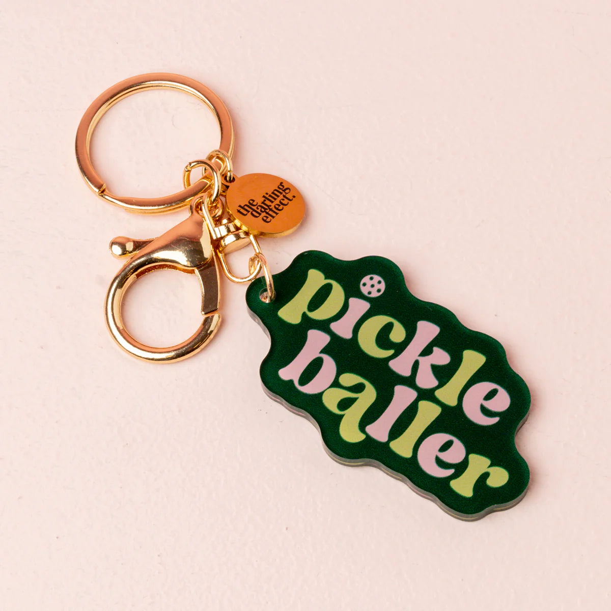 Pickle Baller Keychain