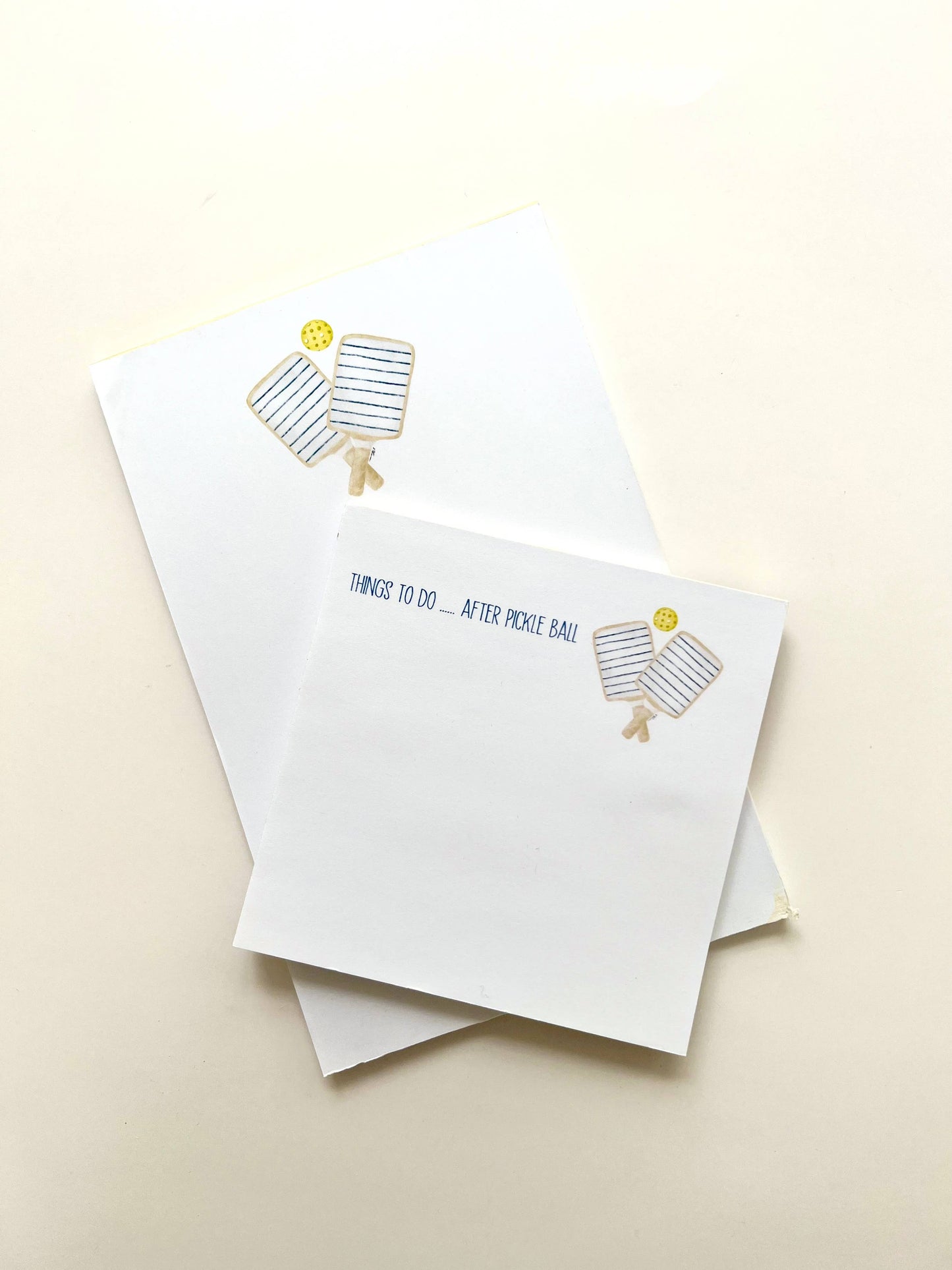 Things To Do ... After Pickle Ball  Square Notepad
