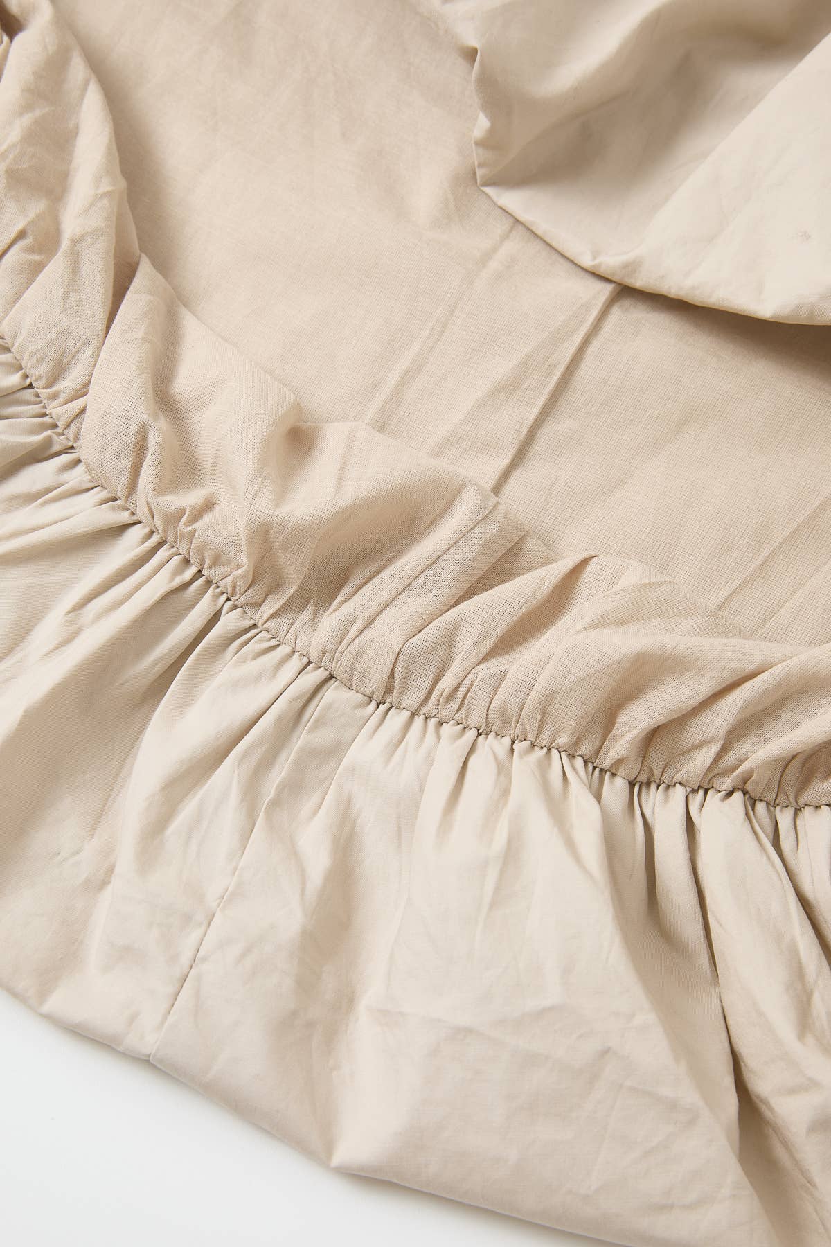 Woven Bubble High Low Shirt