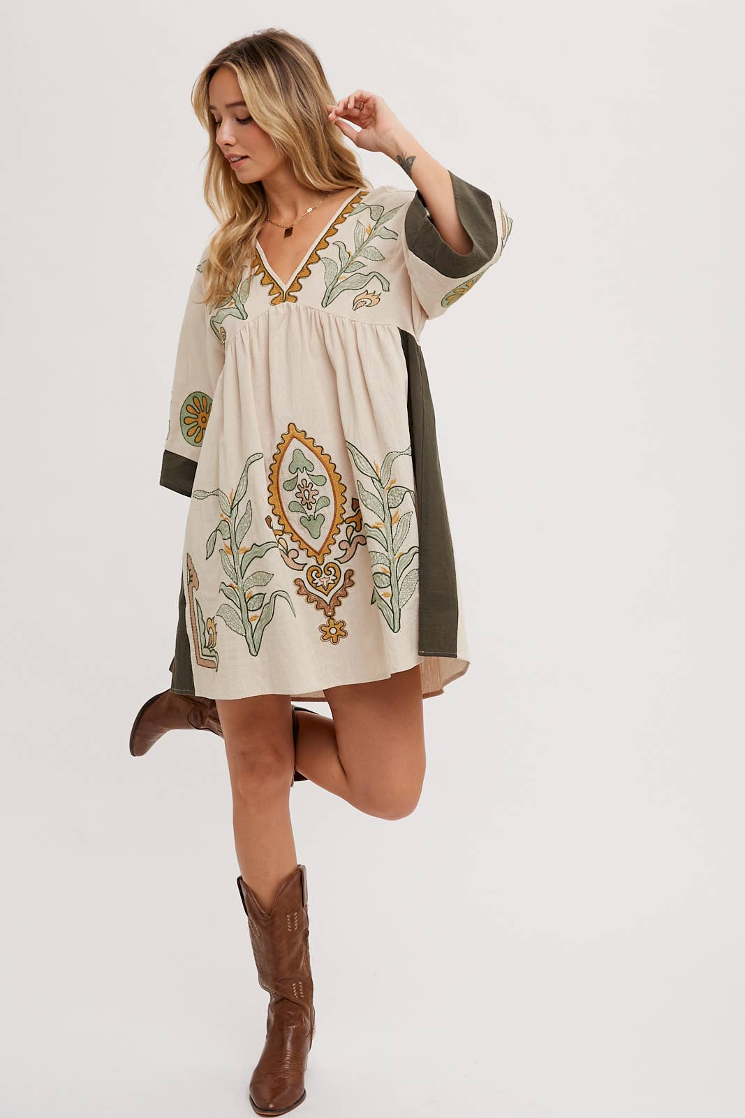 Boho Babydoll Dress