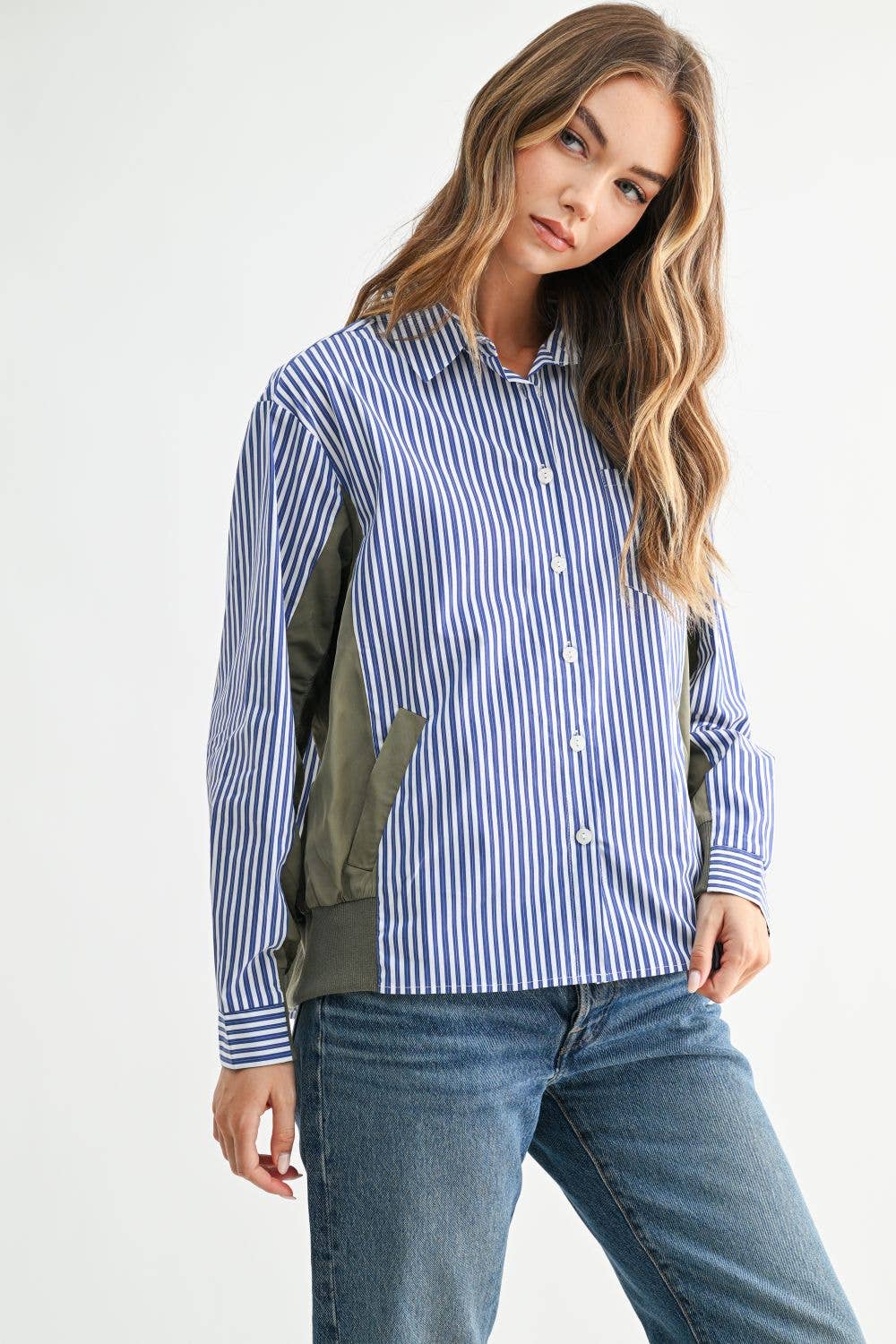 Josana Button Down Jacket Style Top