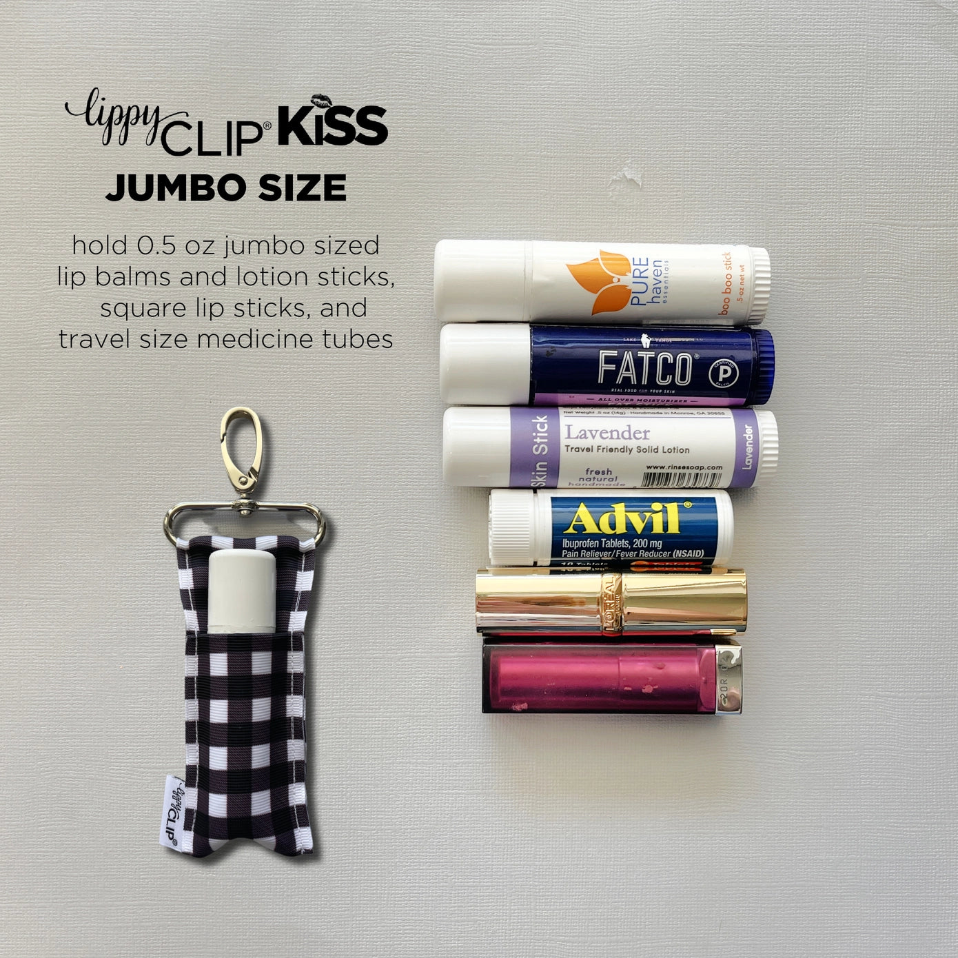 LippyClip Jumbo Lip Balm Holder Magnolias