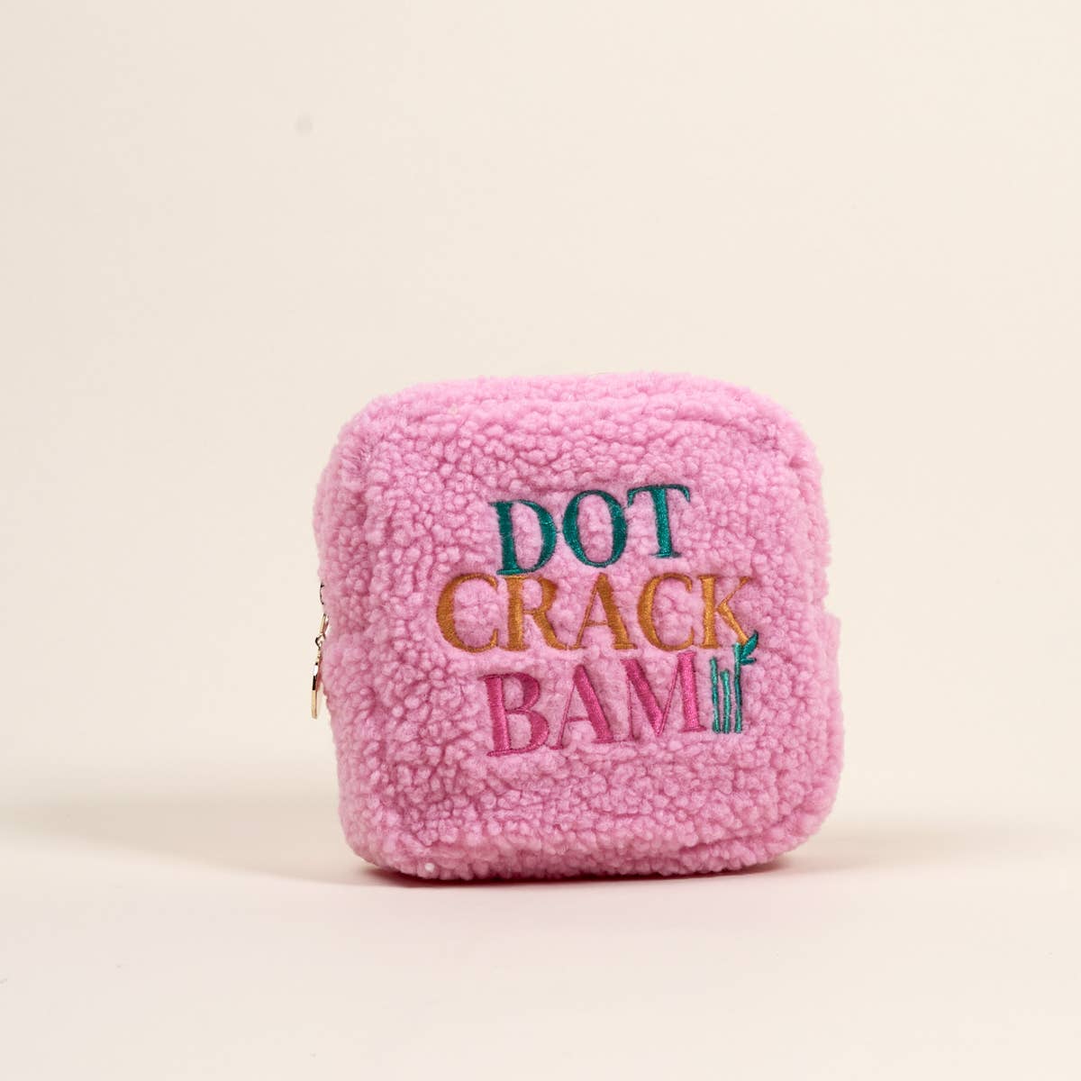 Teddy Pouch–Square Dot Crack Bam