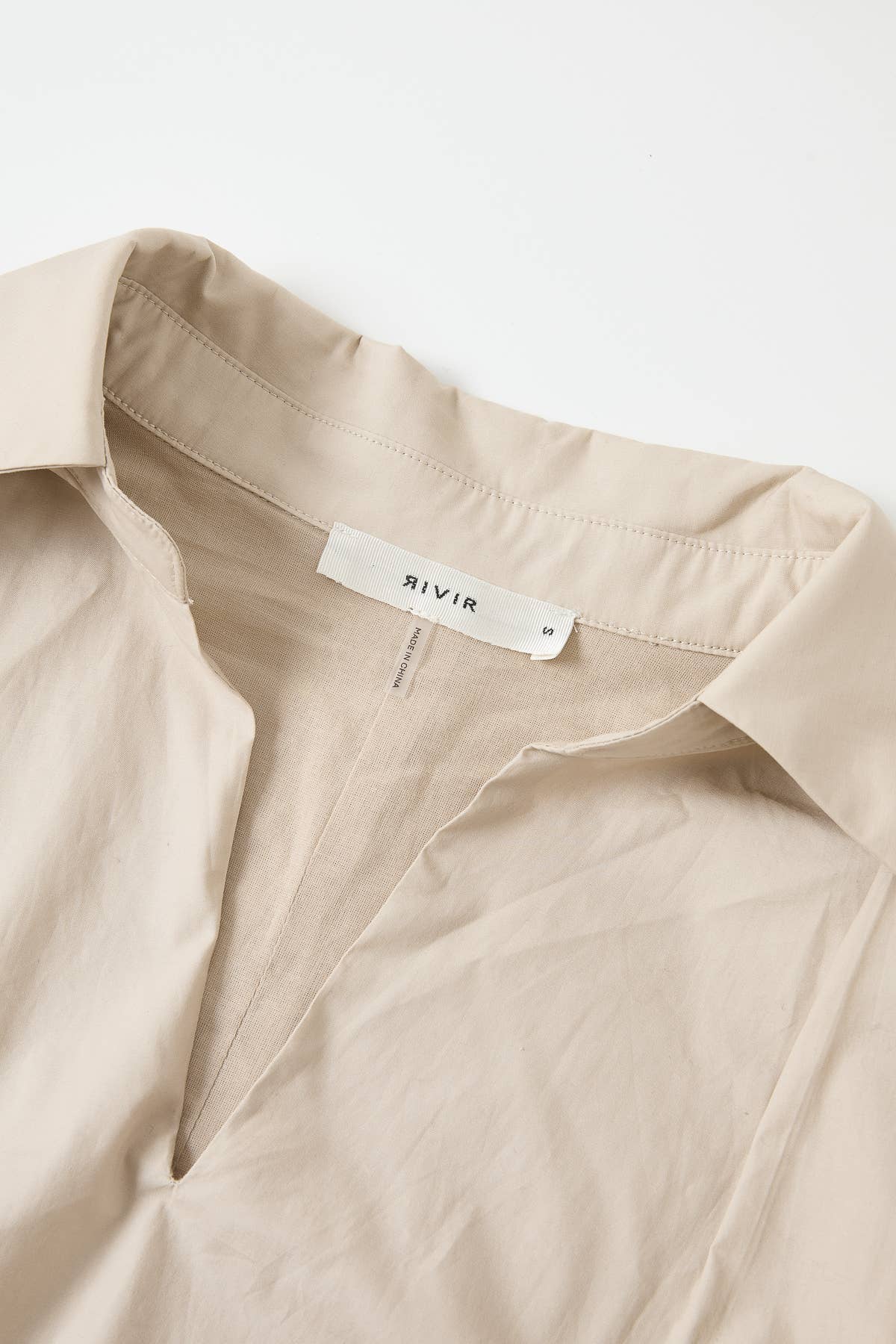Woven Bubble High Low Shirt